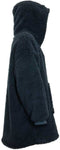 Unique Living Oversized Teddy Fleece Hoodie Dark Blue