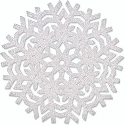 Unique Living | Placemat Ice | Rond | Polyester | Zilver | Ø38cm