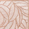 Unique Living Placemat Nissa - 1x - brons bladmotief - 30 x 45 cm - tafeldecoratie