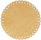 Unique Living | Placemat Xmas | Rond | Polyester | Geel | Ø38cm
