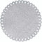 Unique Living | Placemat Xmas | Rond | Polyester | Grijs | Ø38cm