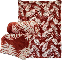 Unique Living | Plaid Fien 150x200cm redwood