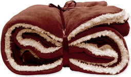Unique Living plaid Lars - 150x200cm - Marsala