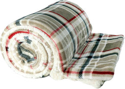 Unique Living Plaid Larsson - 150x200 cm - Taupe