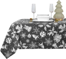Unique Living - Tafelkleed - Kerstkleed - Hein - 150x250cm - Dark Grey