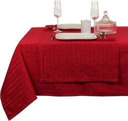 Unique Living | Tafelkleed Tyra 150x250cm red