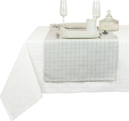 Unique Living | Tafelloper Tyra 45x150cm white