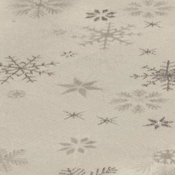 Unique Living tafelloper - zilver - sneeuwvlokken - 150 x 45 cm - polyester
