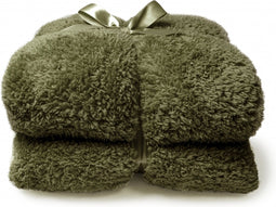 Unique Living - Teddy Plaid 150x200cm Winter Green