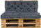 Unique Living Zitkussen Scandic Donker Grijs - 120 x 80 cm