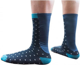 Unisex - kuithoogte - stip - navy blauw 41 - 43 - Xpandasox