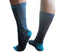 Unisex - kuithoogte - stip - navy blauw 41 - 43 - Xpandasox