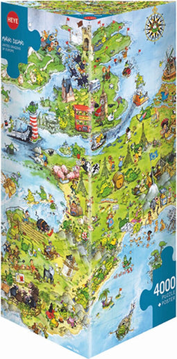 United Dragons of Europe, Degano - Legpuzzel - 4000 Stukjes