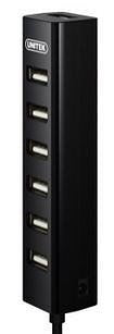 UNITEK HUB 7X USB 2.0 BLACK, Y-2160