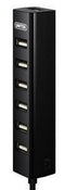 UNITEK HUB 7X USB 2.0 BLACK, Y-2160