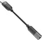 UNITEK M1204A mobiele telefoonkabel Zwart 0,1 m USB C 3.5mm