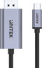 UNITEK V1409A tussenstuk voor kabels USB-C DisplayPort Zwart, Grijs