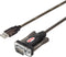 UNITEK Y-105 USB 1.1 zu Seriell Konverter RS-232, Kabel 140cm, Serielle Schnittstelle, die HotPlug, Kompatibel mit Windows, Server2003, Server2008, Linux, Schwarz