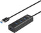 UNITEK Y-3089 interface hub USB 3.0 (3.1 Gen 1) Type-A 5000 Mbit/s Zwart
