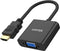 UNITEK Y-6333 interfacekaart/-adapter 3,5 mm, VGA