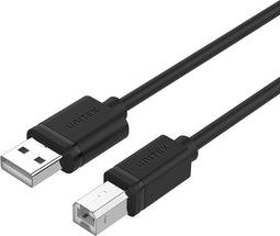 UNITEK Y-C420GBK USB-kabel USB 2.0 3 m USB A USB B Zwart