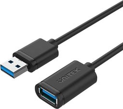 UNITEK Y-C458GBK USB-kabel USB 3.2 Gen 1 (3.1 Gen 1) 1,5 m USB A Zwart