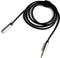 UNITEK Y-C932ABK - 3.5mm - Male - 3.5mm - Male - 1 m - Black - Grey