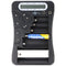 Universal battery and accumulator tester with LCD display for standard and photo batteries