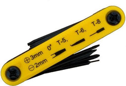 Universal Foldaway Toolset - Yellow / Black