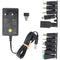 Universal power supply 3 volts to 12 volts, max. 3.6 W, including 11 adapters
