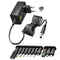 Universal power supply 3 volts to 12 volts, max. 3.6 W, including 11 adapters