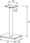 universeel speaker SP100-stands zwart ( per set )