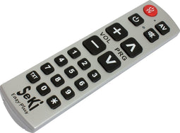 Universele afstandsbediening Seki easy plus Grijs Makkelijke afstandsbediening zelf leerbaar