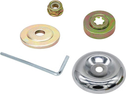 Universele bevestigingsset voor bosmaaier - bevestigingsset voor opzetstukken - adapterset - installatieaccesoires bosmaaier - bosmaaier opzetstuk bevestigen - onkruidverwijderaar - tuingereedschap - universele onkruidborstel bevestigingsset