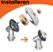Universele bevestigingsset voor bosmaaier - bevestigingsset voor opzetstukken - adapterset - installatieaccesoires bosmaaier - bosmaaier opzetstuk bevestigen - onkruidverwijderaar - tuingereedschap - universele onkruidborstel bevestigingsset