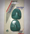 Universele handdoekhaken zelfklevend (setje van 2) blauw-groen