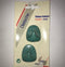 Universele handdoekhaken zelfklevend (setje van 2) blauw-groen