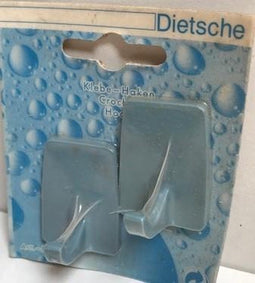 Universele handdoekhaken zelfklevend (setje van 2) blauw