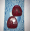 Universele handdoekhaken zelfklevend (setje van 2) bordeaux