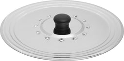 Universele RVS spatdeksel/pannendeksel voor pannen van 26/28/30 cm - Kookpannen accessoires