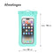 Universele waterproof pouch - Waterdichte telefoonhoes - Turquoise