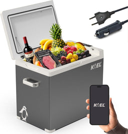 KOEL Crate 50 - Compressor Koelbox 12V en 230V - Koelt tot -20°C - 50 Liter