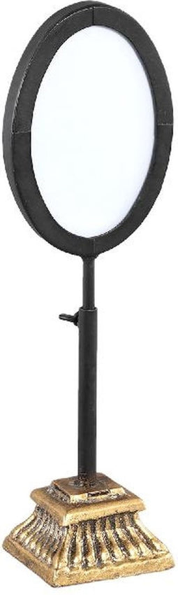 PTMD Wanddecoratie Merda - 9x7x30 cm - Metaal - Zwart