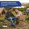 NIVADA Campingstoel - Opvouwbaar - 120kg Draagkracht - Beige