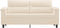 vidaXL - Tweezitsbank - 140 - cm - microvezelstof - beige