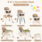 Coast Kinderstoel - 6-in-1 - Verstelbaar - Lichtgrijs - 58x58x98cm