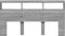 vidaXL - Hoofdbordkast - met - LED-verlichting - 180x17x102 - cm - grijs - sonoma