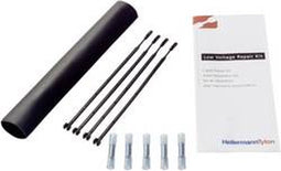 HellermannTyton 380-04004 LVRK-24/6-200-POX-BK Verbindingsmof zonder schroefverbinder Kabel-Ø: 6 - 24 mm Inhoud: 1 set(