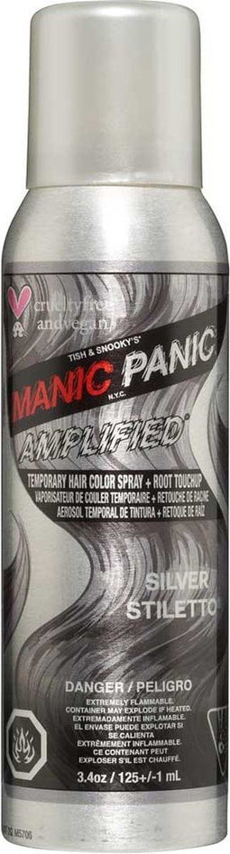 Manic Panic - Silver Stilleto Amplified Haarlak - Zilverkleurig