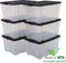 IRIS Handy Box - Opbergboxenset 6x 45L - Stapelbaar en nestbaar (6 stuks)